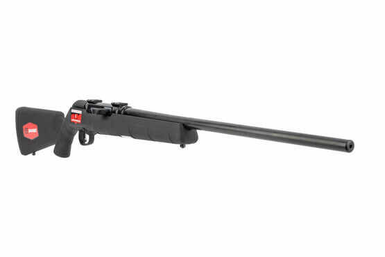 Savage A17 17HMR rifle features a 22 inch barrel